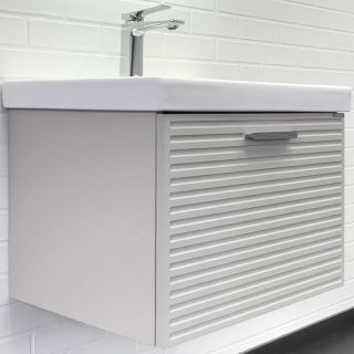 Тумба с раковиной Comforty Касабланка 00-00019249 60 см Серый шелк